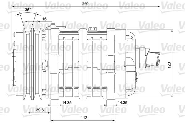 Valeo 716653 Kompressor klimaanlage 716653: Kaufen Sie zu einem guten Preis in Polen bei 2407.PL!