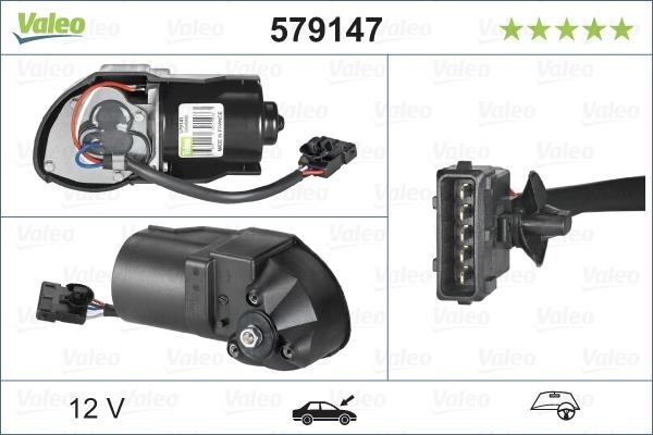 Valeo 579147 Wiper Motor 579147: Buy near me at 2407.PL in Poland at an Affordable price!