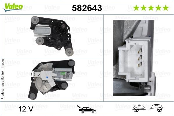 Valeo 582643 Wiper Motor 582643: Buy near me at 2407.PL in Poland at an Affordable price!