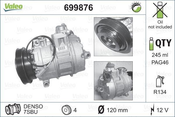 Valeo 699876 Compressor, air conditioning 699876: Buy near me in Poland at 2407.PL - Good price!