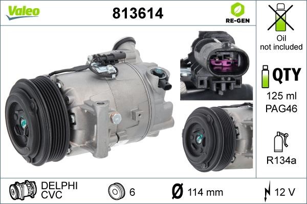Valeo 813614 Compressor 813614: Buy near me at 2407.PL in Poland at an Affordable price!
