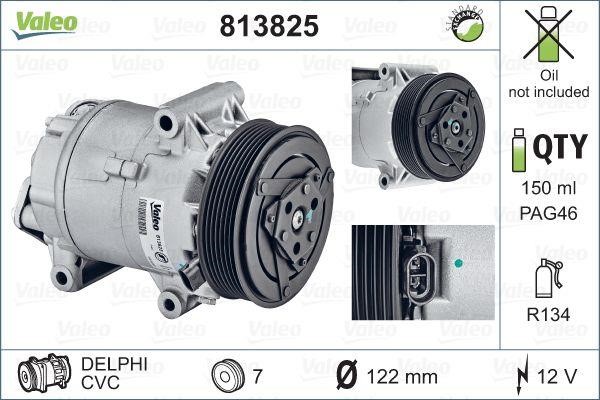 Valeo 813825 Compressor, air conditioning 813825: Buy near me in Poland at 2407.PL - Good price!