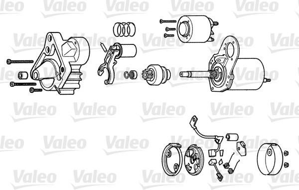 Valeo D6RA104 Стартер D6RA104: Купить в Польше - Отличная цена на 2407.PL!