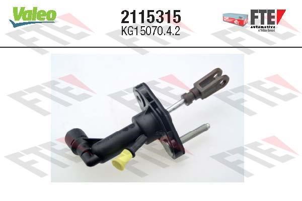 Valeo 2115315 Master Cylinder, clutch 2115315: Buy near me in Poland at 2407.PL - Good price!