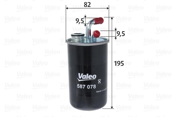 Valeo 587078 Топливный фильтр 587078: Отличная цена - Купить в Польше на 2407.PL!