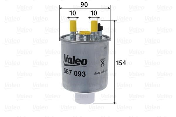 Valeo 587093 Топливный фильтр 587093: Отличная цена - Купить в Польше на 2407.PL!