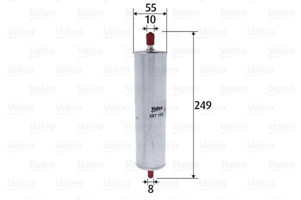Valeo 587100 Fuel filter 587100: Buy near me at 2407.PL in Poland at an Affordable price!
