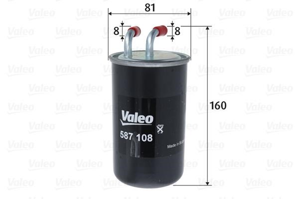 Valeo 587108 Fuel filter 587108: Buy near me in Poland at 2407.PL - Good price!