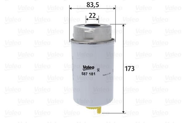 Valeo 587181 Fuel filter 587181: Buy near me in Poland at 2407.PL - Good price!