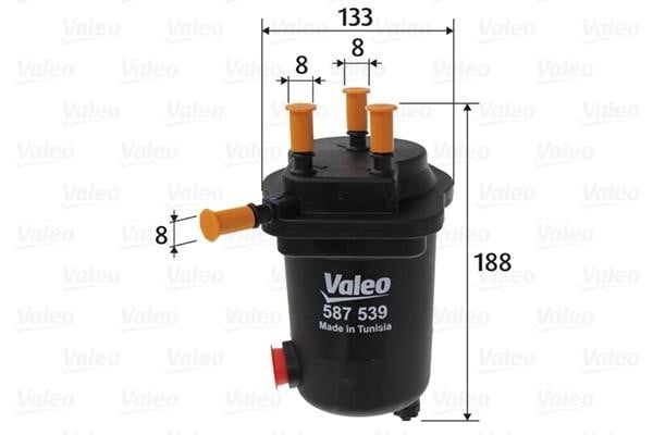 Valeo 587539 Топливный фильтр 587539: Отличная цена - Купить в Польше на 2407.PL!