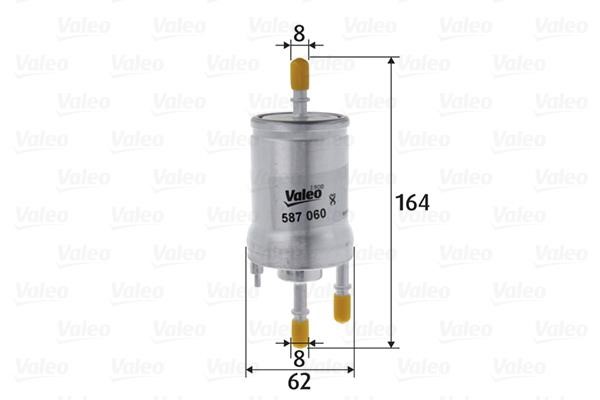 Valeo 587060 Топливный фильтр 587060: Отличная цена - Купить в Польше на 2407.PL!