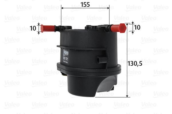 Valeo 587571 Fuel filter 587571: Buy near me in Poland at 2407.PL - Good price!