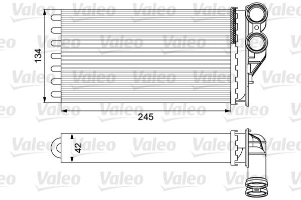 Valeo 811503 Heat Exchanger, interior heating 811503: Buy near me in Poland at 2407.PL - Good price!