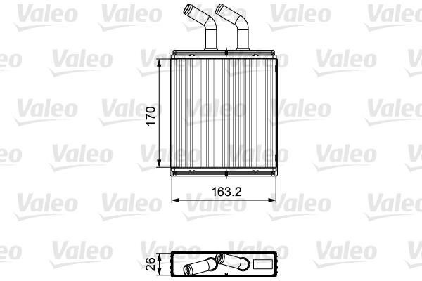 Valeo 811561 Heat Exchanger, interior heating 811561: Buy near me in Poland at 2407.PL - Good price!