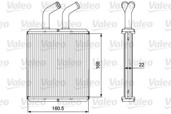 Valeo 811562 Heat Exchanger, interior heating 811562: Buy near me in Poland at 2407.PL - Good price!