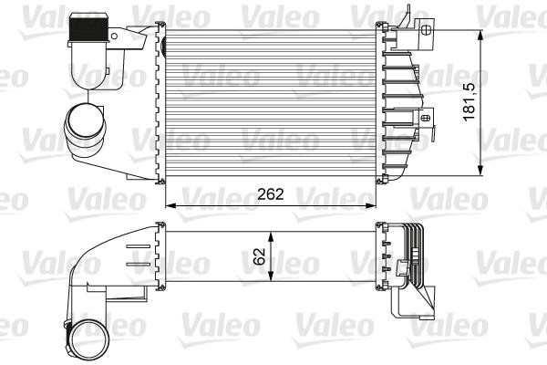 Valeo 818627 Intercooler, charger 818627: Buy near me in Poland at 2407.PL - Good price!