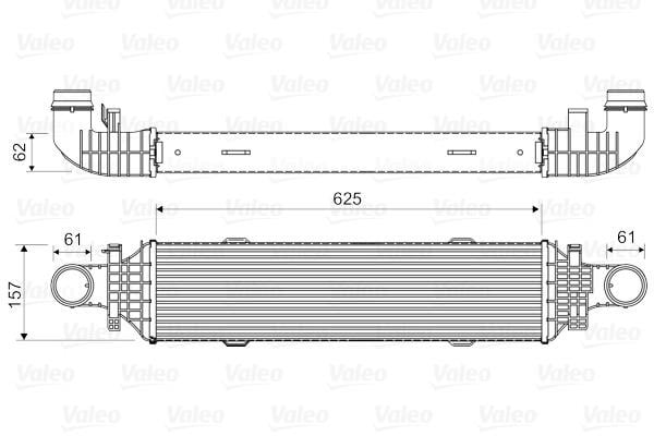 Valeo 818631 Intercooler, charger 818631: Buy near me in Poland at 2407.PL - Good price!