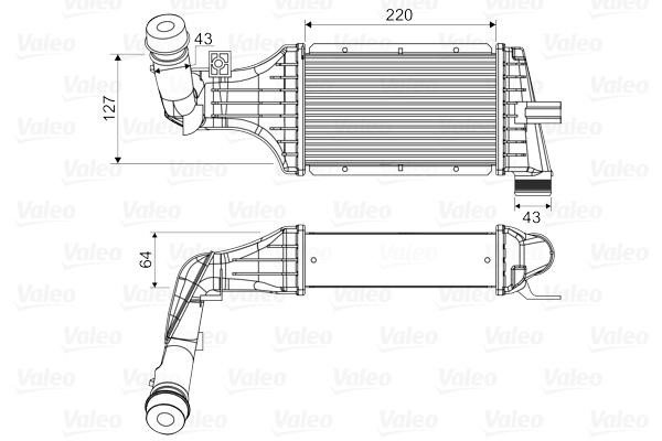 Valeo 818660 Intercooler, charger 818660: Buy near me in Poland at 2407.PL - Good price!