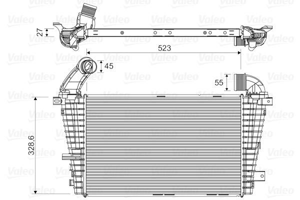 Valeo 818328 Intercooler, charger 818328: Buy near me in Poland at 2407.PL - Good price!