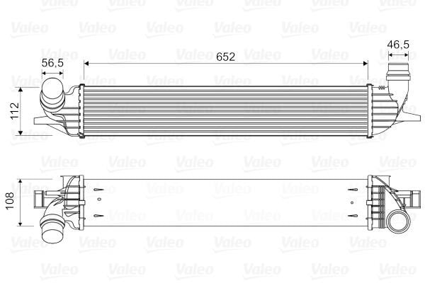 Valeo 818330 Intercooler, charger 818330: Buy near me in Poland at 2407.PL - Good price!