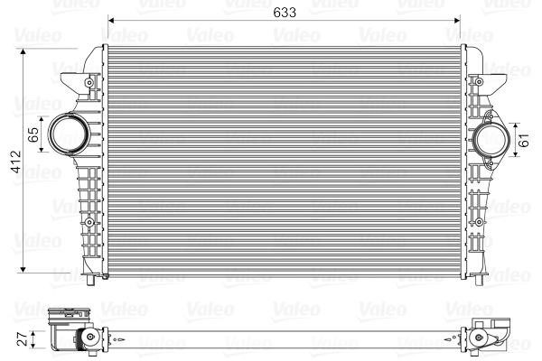 Valeo 818344 Intercooler, charger 818344: Buy near me in Poland at 2407.PL - Good price!