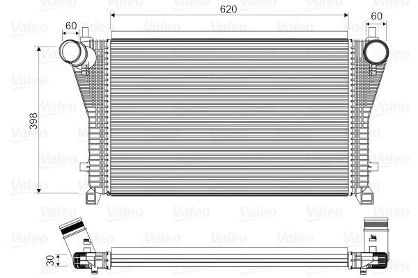 Valeo 818347 Intercooler, charger 818347: Buy near me in Poland at 2407.PL - Good price!