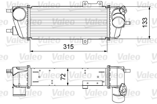Valeo 818361 Intercooler, charger 818361: Buy near me in Poland at 2407.PL - Good price!