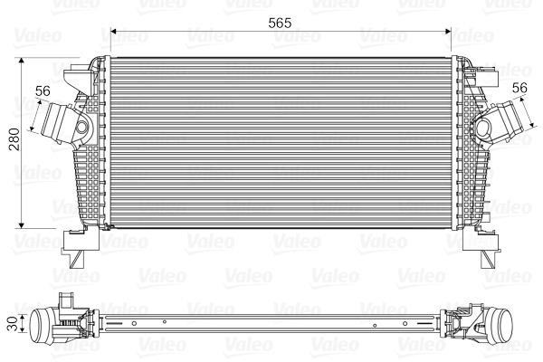 Valeo 818565 Intercooler, charger 818565: Buy near me in Poland at 2407.PL - Good price!