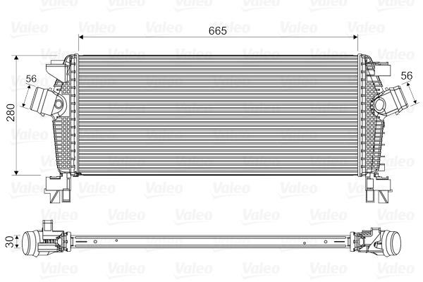 Valeo 818566 Intercooler, charger 818566: Buy near me in Poland at 2407.PL - Good price!