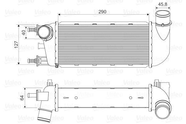 Valeo 818582 Intercooler, charger 818582: Buy near me in Poland at 2407.PL - Good price!