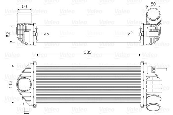Valeo 818584 Intercooler, charger 818584: Buy near me in Poland at 2407.PL - Good price!
