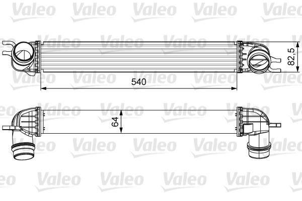 Valeo 818605 Intercooler, charger 818605: Buy near me in Poland at 2407.PL - Good price!