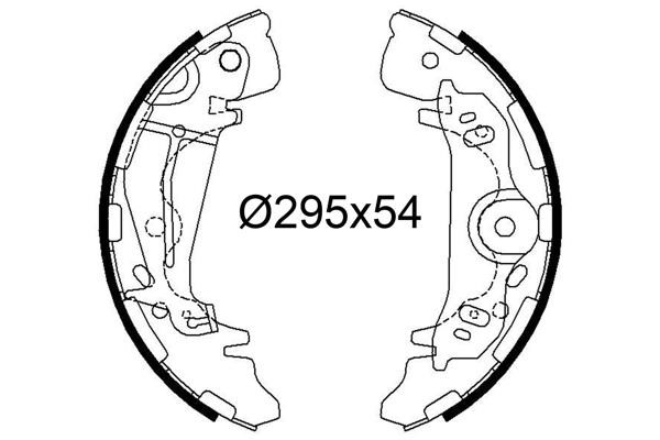 Valeo 564312 Bremsbackensatz 564312: Kaufen Sie zu einem guten Preis in Polen bei 2407.PL!