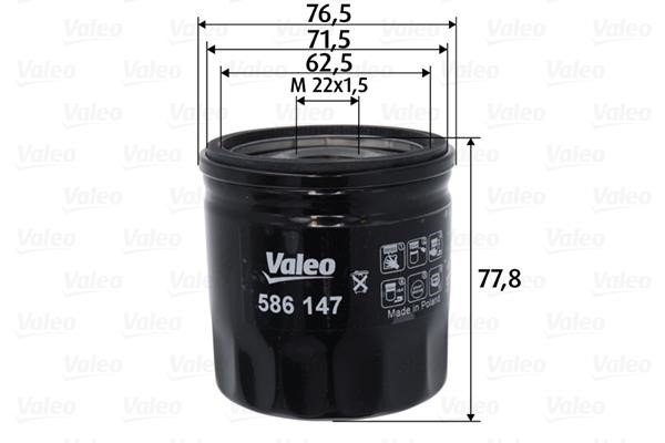 Valeo 586147 Ölfilter 586147: Kaufen Sie zu einem guten Preis in Polen bei 2407.PL!