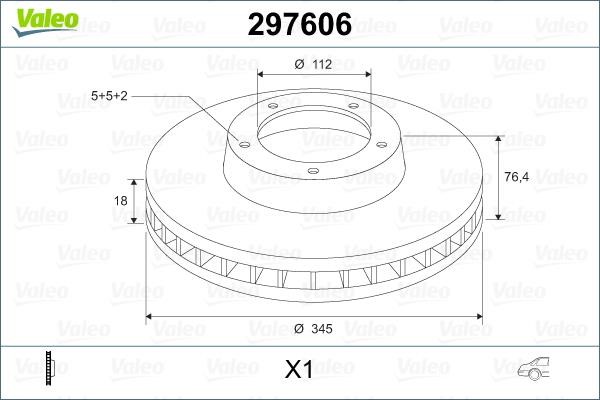 Valeo 297606 Tarcza hamulcowa 297606: Dobra cena w Polsce na 2407.PL - Kup Teraz!