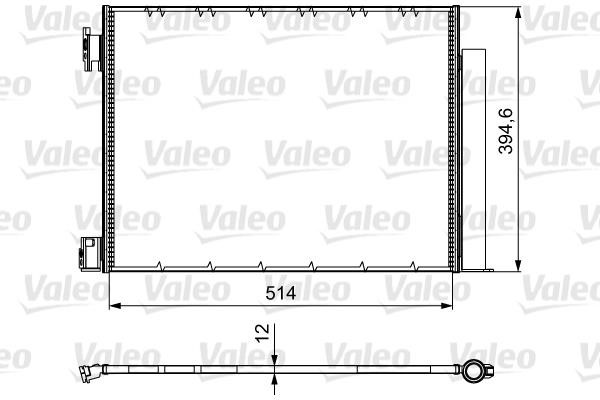 Valeo 812501 Condenser 812501: Buy near me in Poland at 2407.PL - Good price!