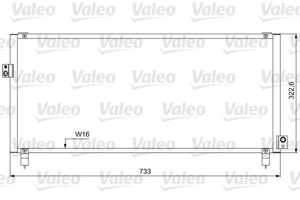 Valeo 814052 Радіатор кондиціонера (Конденсатор) 814052: Приваблива ціна - Купити у Польщі на 2407.PL!