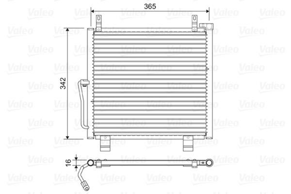 Valeo 822591 Condenser, air conditioning 822591: Buy near me in Poland at 2407.PL - Good price!