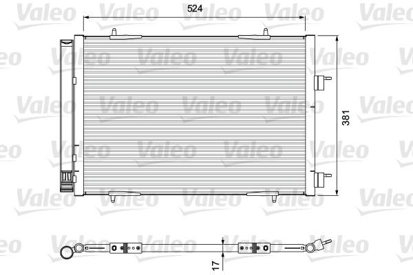 Valeo 814406 Cooler Module 814406: Buy near me in Poland at 2407.PL - Good price!