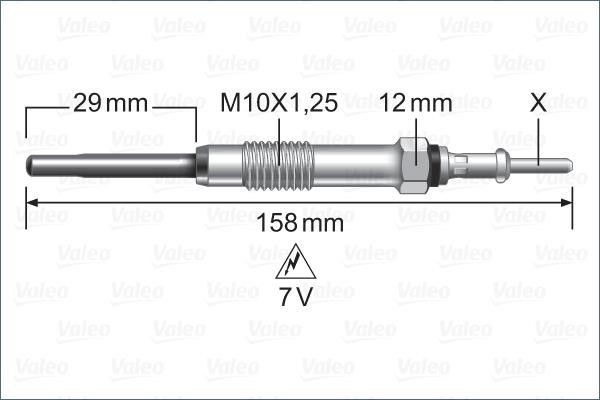 Valeo 345260 Свеча накаливания 345260: Отличная цена - Купить в Польше на 2407.PL!