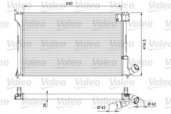 Valeo 231289 Радіатор охолодження двигуна 231289: Приваблива ціна - Купити у Польщі на 2407.PL!