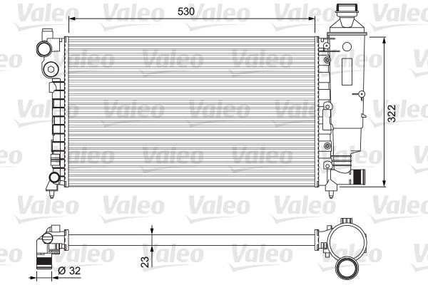 Valeo 231526 Chłodnica, układ chłodzenia silnika 231526: Dobra cena w Polsce na 2407.PL - Kup Teraz!