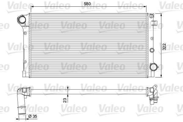 Valeo 234924 Radiator, engine cooling 234924: Buy near me in Poland at 2407.PL - Good price!