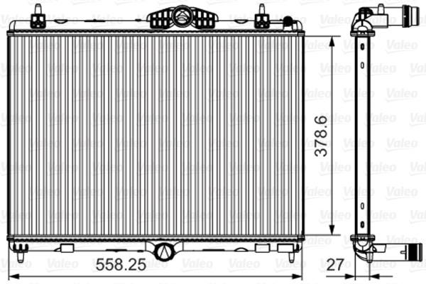 Valeo 735631 Radiator, engine cooling 735631: Buy near me at 2407.PL in Poland at an Affordable price!