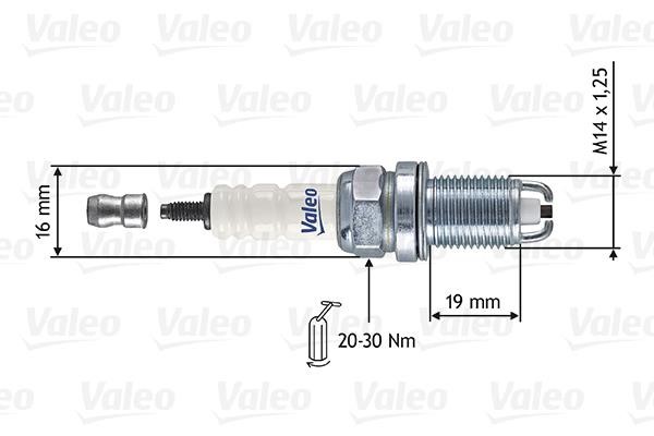 Valeo 246850 Spark plug 246850: Buy near me in Poland at 2407.PL - Good price!