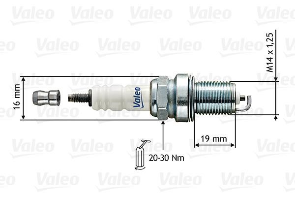 Valeo 246851 Spark plug 246851: Buy near me at 2407.PL in Poland at an Affordable price!