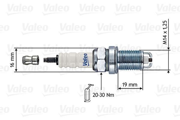 Valeo 246852 Spark plug 246852: Buy near me in Poland at 2407.PL - Good price!