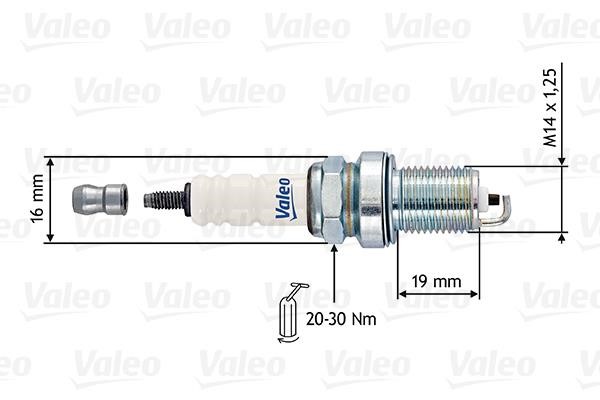 Valeo 246895 Spark plug 246895: Buy near me in Poland at 2407.PL - Good price!