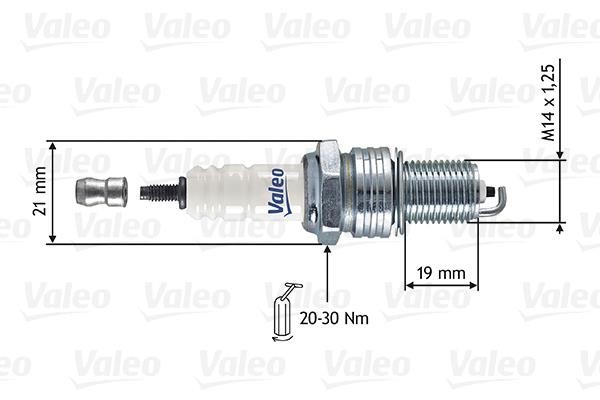 Valeo 246896 Spark plug 246896: Buy near me in Poland at 2407.PL - Good price!