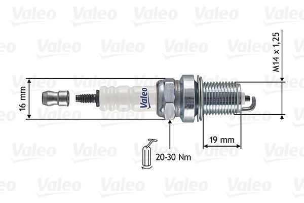Valeo 246855 Spark plug 246855: Buy near me in Poland at 2407.PL - Good price!